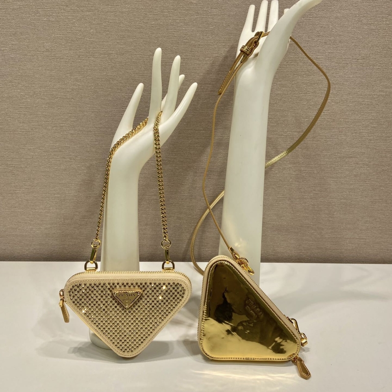 Pra*a triangle pouch